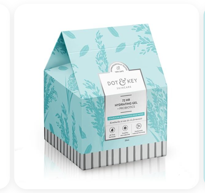 Dot & Key 72 Hr Hydrating Gel Moisturizer + Probiotics  Hyaluronic & Japanese Rice Water (60ml)