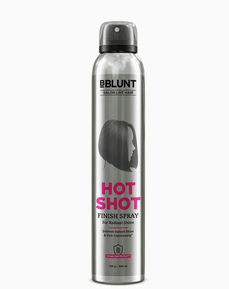 BBlunt Hot Shot Finish Spray For Radiant Shine - 200 ml