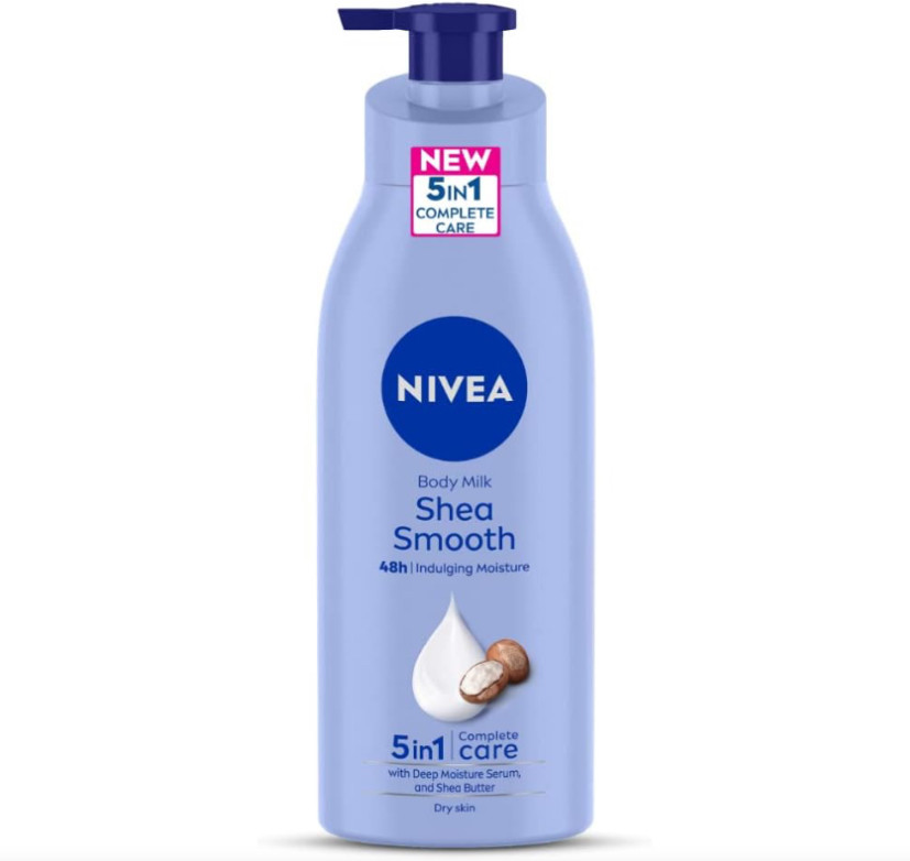 Nivea Shea Smooth Body Lotion | Dry Skin | With Deep Moisture Serum & Shea Butter