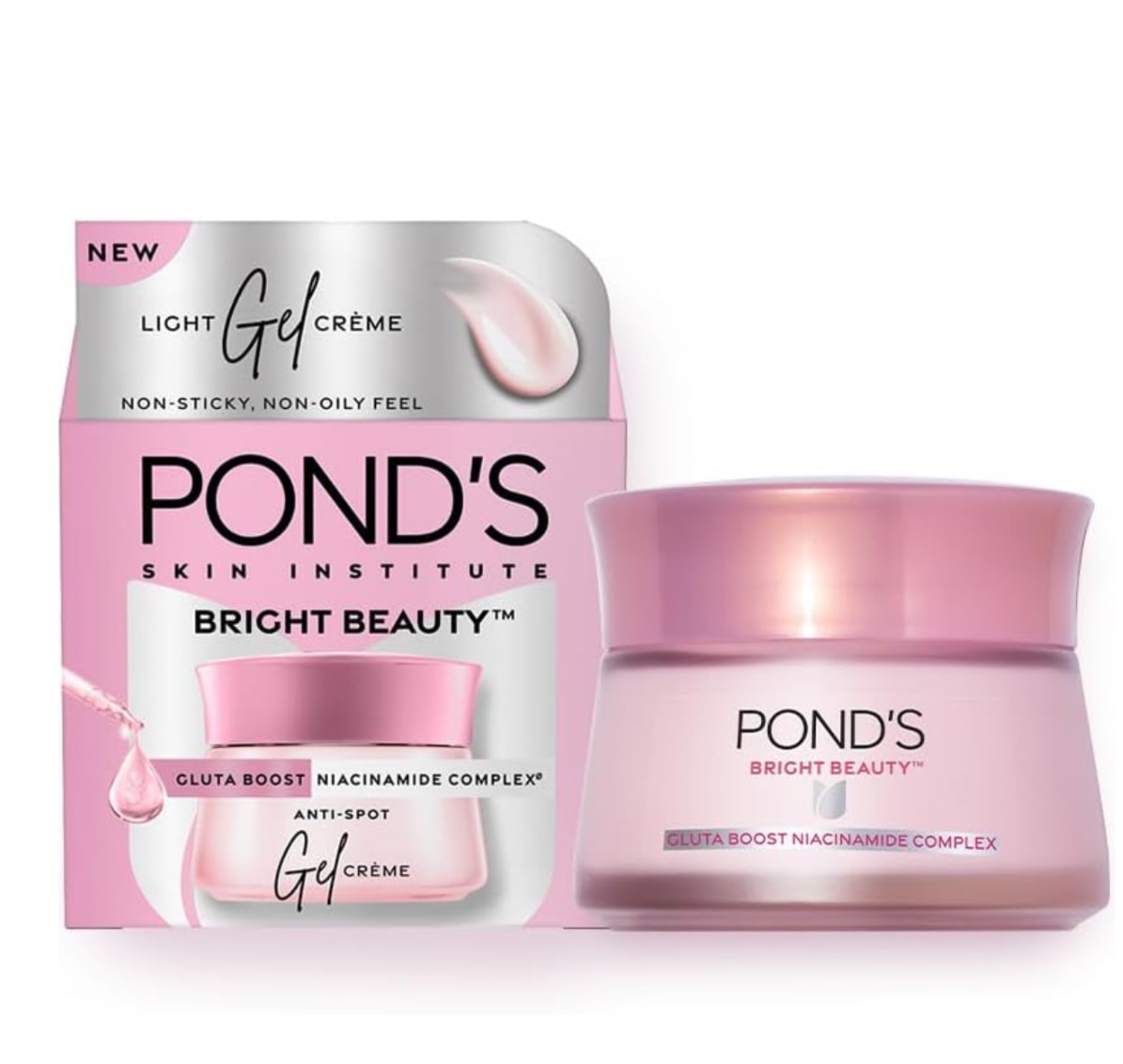 Pond's Bright Beauty Light Gel Creme | Gluta Boost Niacinamide Complex