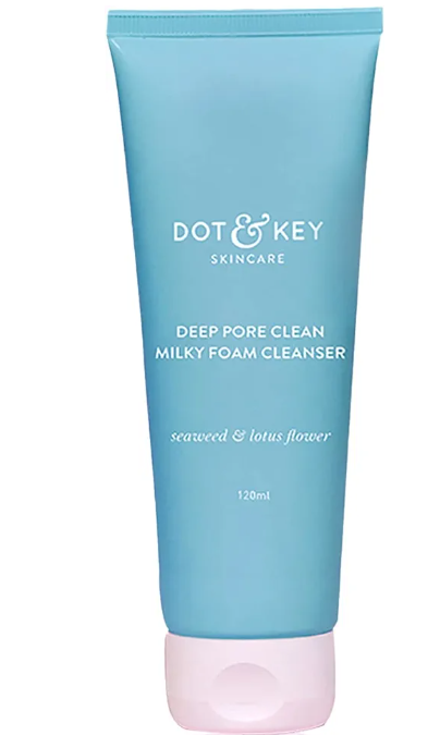 Dot & Key Deep Pore Clean Milky Foam Cleanser