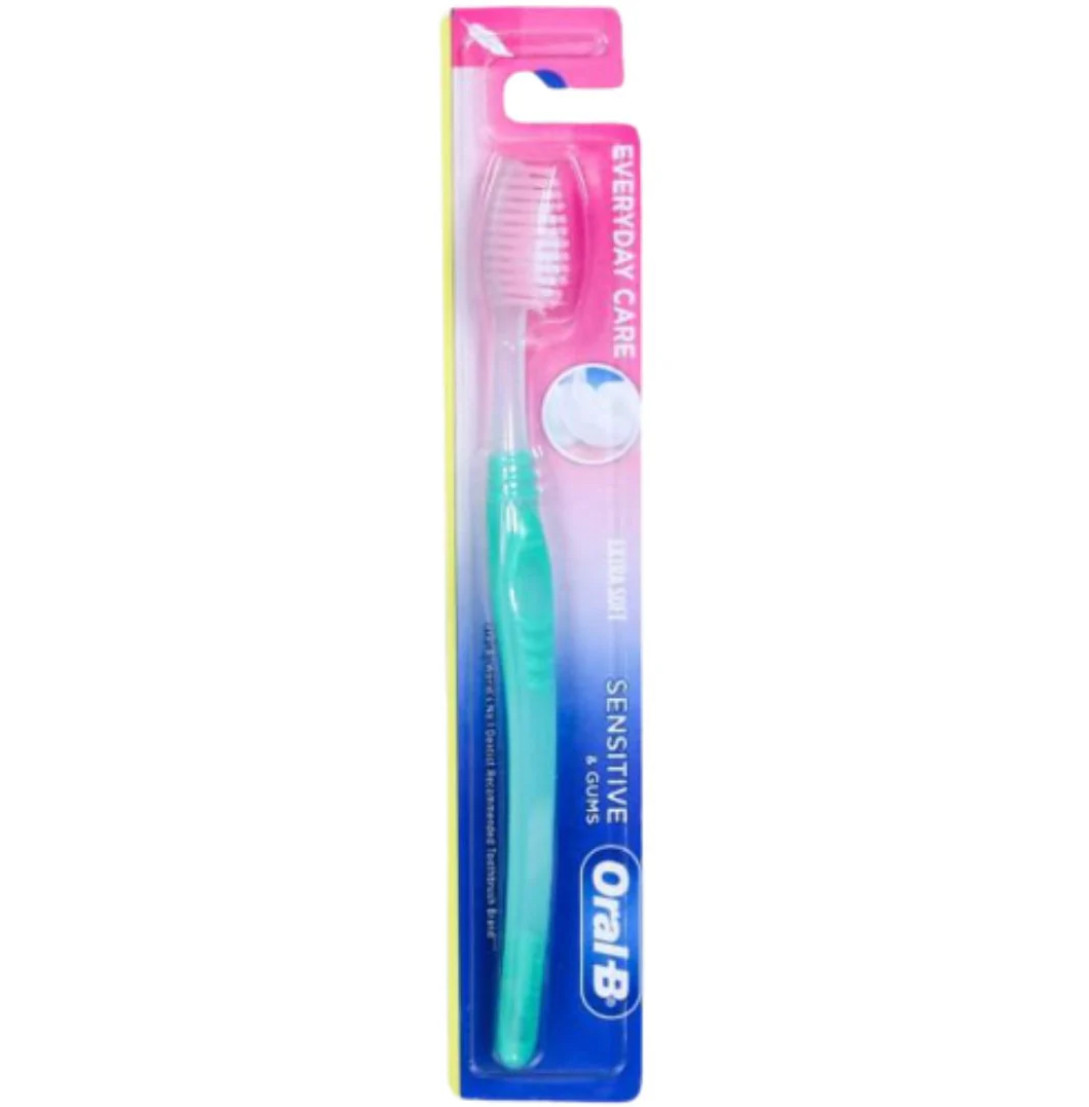 Oral-B Sensitive & Gums Everyday Care Toothbrush, color may vary