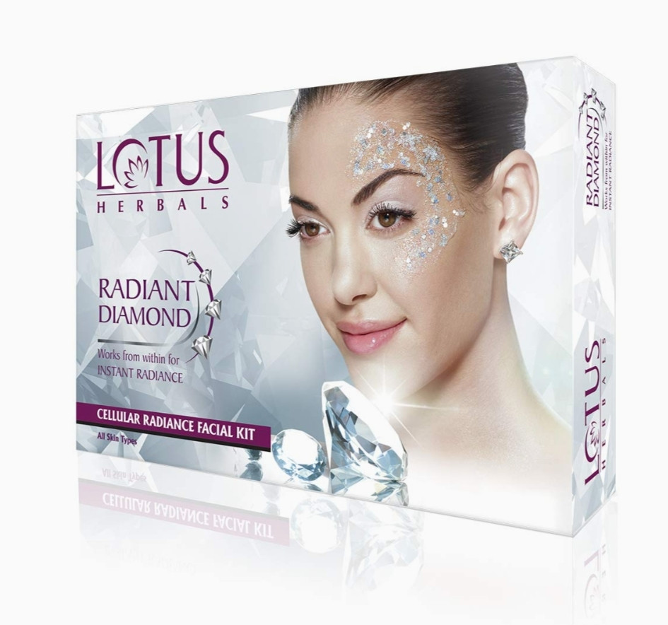 Lotus Herbals Radiant Diamond Facial Kit, 37g