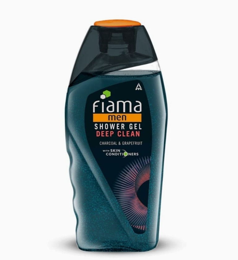 Fiama Men Body Wash Shower Gel Deep Clean, Body Wash for Men with Skin Conditioners and Goodness of Charcoal & Grapefruit for Clean & Clear Skin, Mens Moisturising Bodywash for Dry Skin