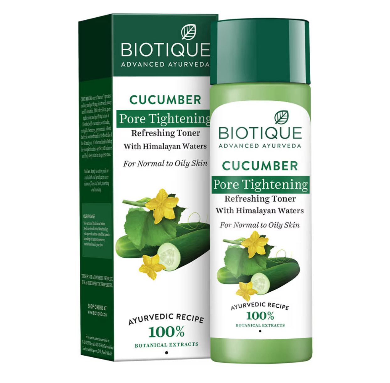 Biotique Cucumber Pore Tightening Toner For Normal To Oily Skin