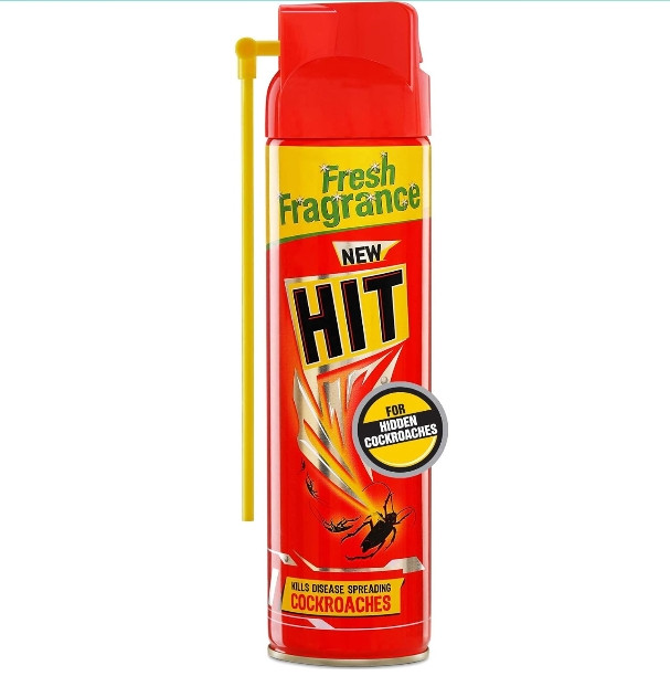 HIT Crawling Insect Killer | Cockroach Killer Spray (200Ml) | Instant Kill | Deep-Reach Nozzle | Fresh Fragrance