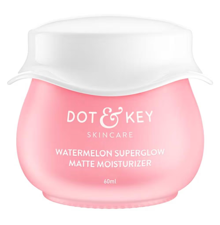 Dot & Key Watermelon & Glycolic Acid+ peach matte Glow Face Moisturizer For Dullness & Oily Skin (60 ml)