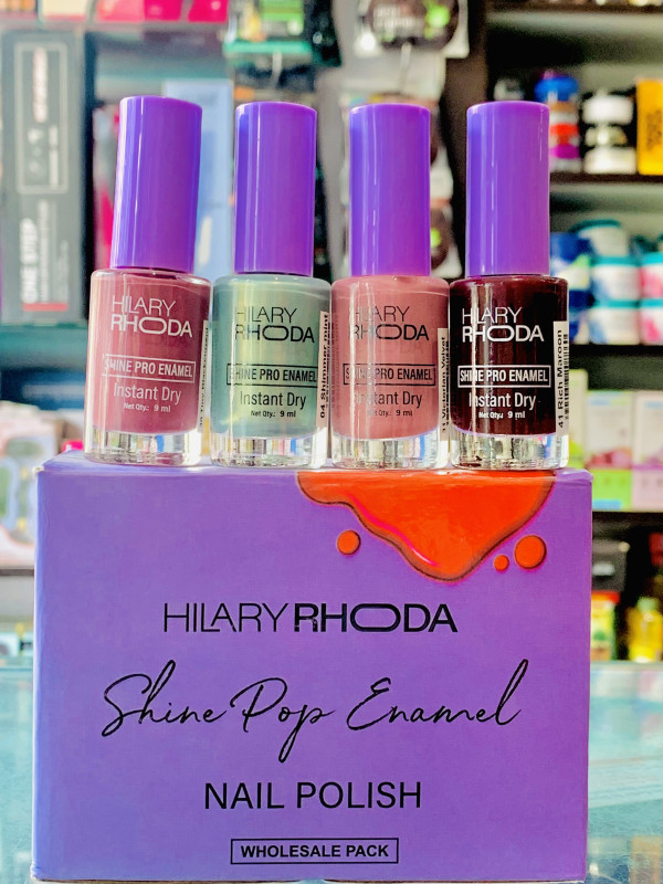 HILARYRHODA Shine Pop Enamel Nails paint