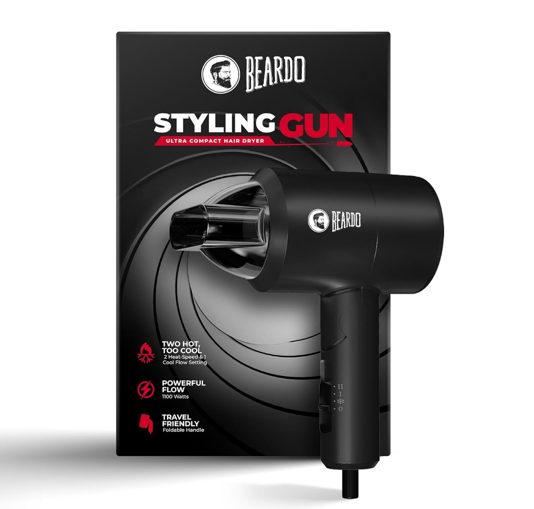 Beardo Styling gun dryer hot and cool setting