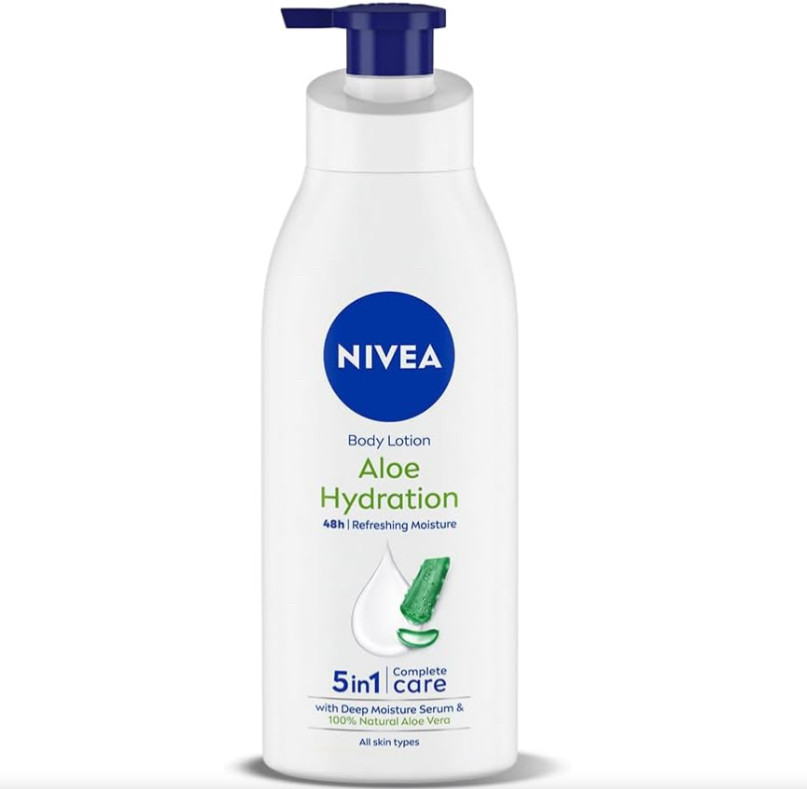 Nivea Aloe Hydration Body Lotion | All Skin Types | With Deep Moisture Serum & 100% Natural Aloe Vera